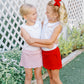Navy Scallop Skort