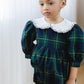 Navy Tartan Bubble Romper