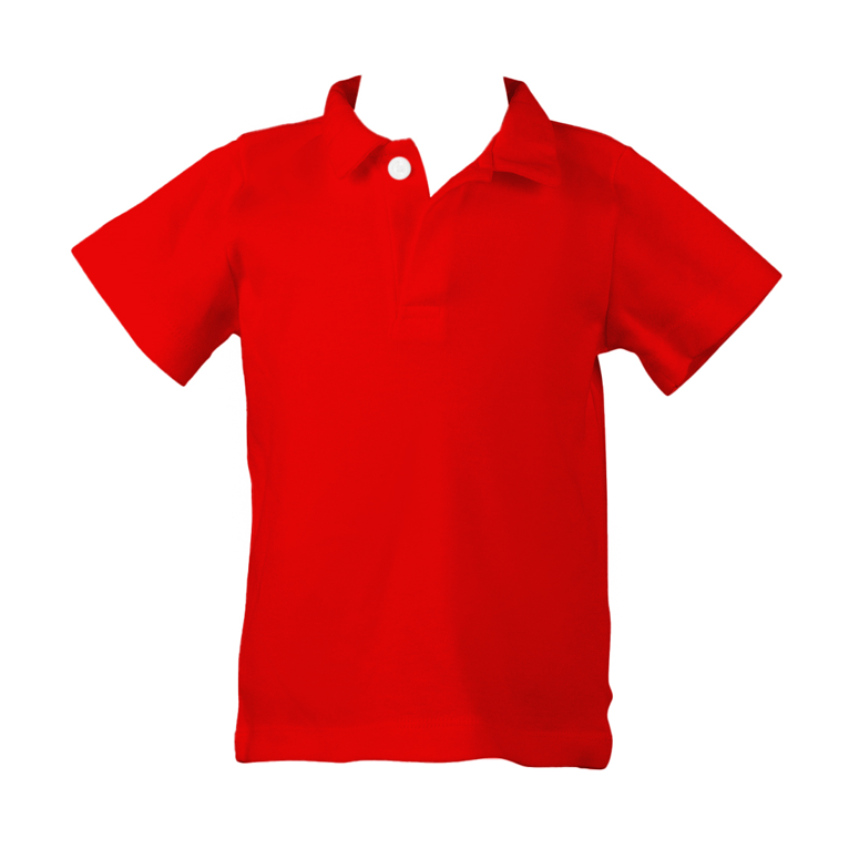 Red Short Sleeve Polo Shirt