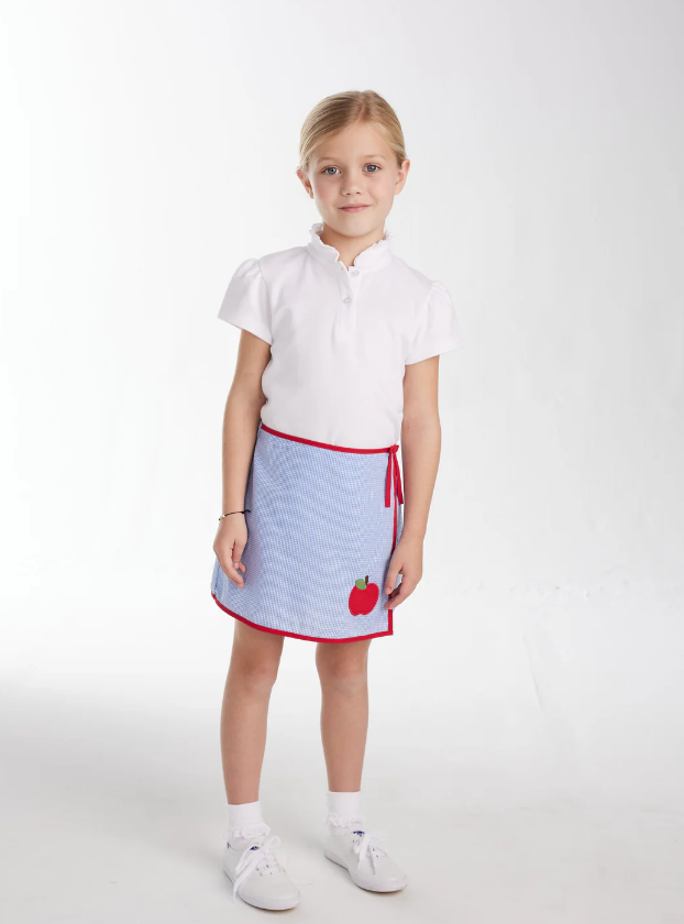 Girl's Short Sleeve Hastings Polo, White