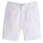 White Twill Classic Shorts