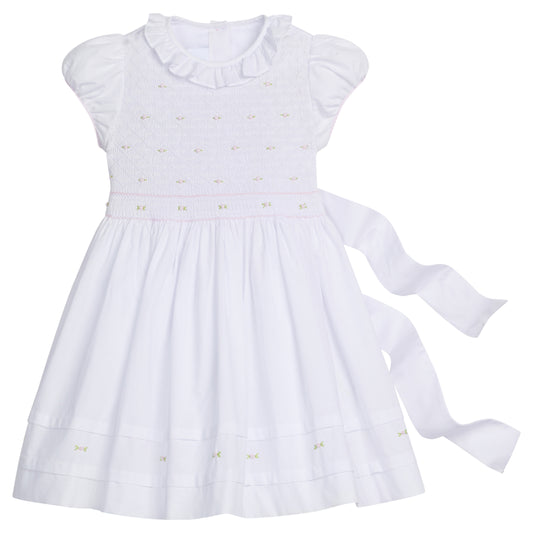 Smocked Claiborne Dress, Rosebuds