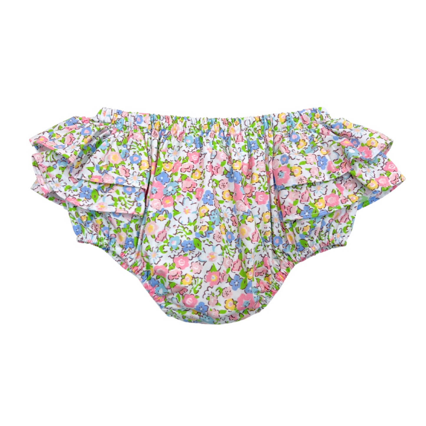 Ruffled Diaper Cover, Cheekwood Floral