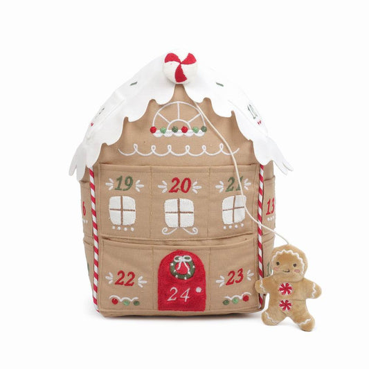 Gingerbread House Plush Advent Calendar