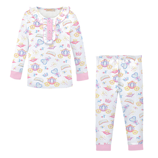 Ruffled Printed Pajamas, Once Upon a Time