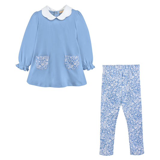 Printed Legging Set, Blooming Garden