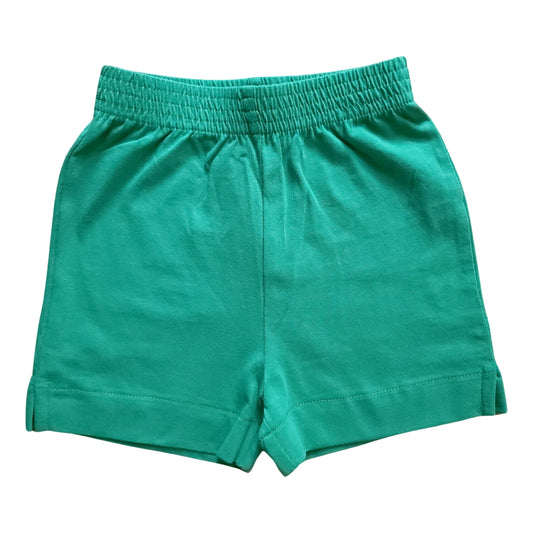 Boy Cotton Play Shorts, Mint Green