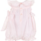 Swiss Dot Petal Pink Playsuit