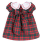 Holiday Plaid Petal Float Dress