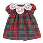 Holiday Plaid Petal Float Dress
