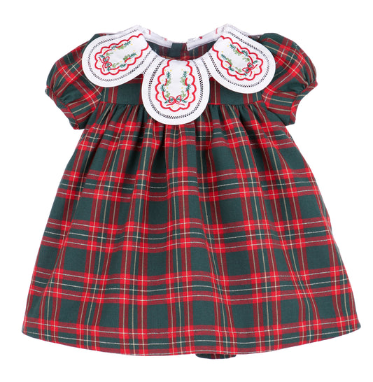Holiday Plaid Petal Float Dress