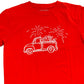 Short Sleeve Red Patriotic Truck T-Shirt