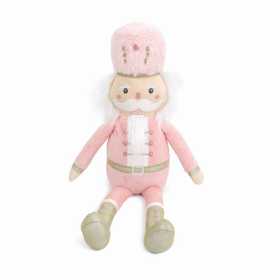 Pink & Gold Nutcracker Plush Toy