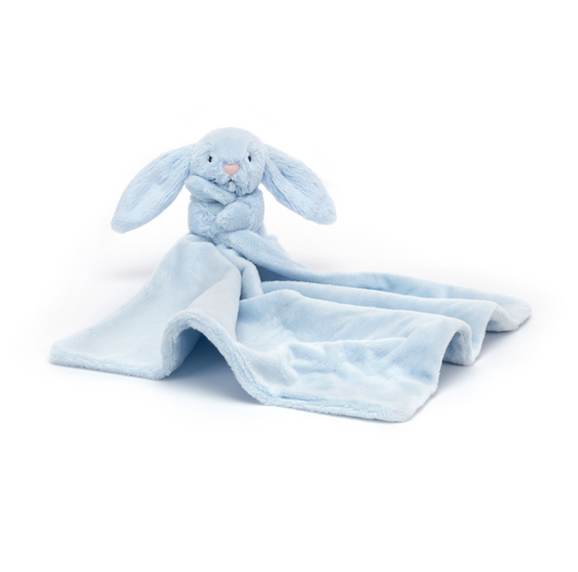 Bashful Blue Bunny Soother Lovey 2024