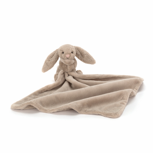 Bashful Beige Bunny Soother Lovey 2024