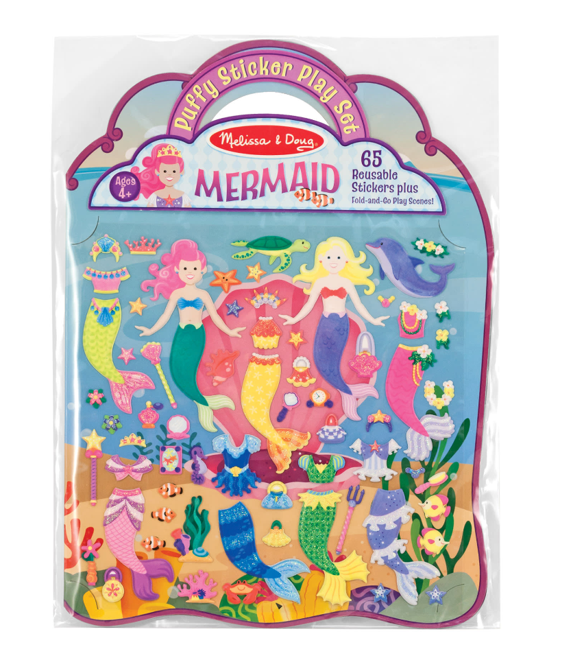 Puffy Sticker Play Set: Mermaid