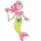 Puffy Sticker Play Set: Mermaid