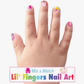 Lil' Fingers Nail Art, Pretty Ballerinas Nail Stickers