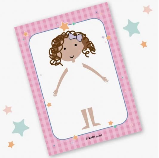 Dress-a-Doll Pretend Play Notepad (Pink)