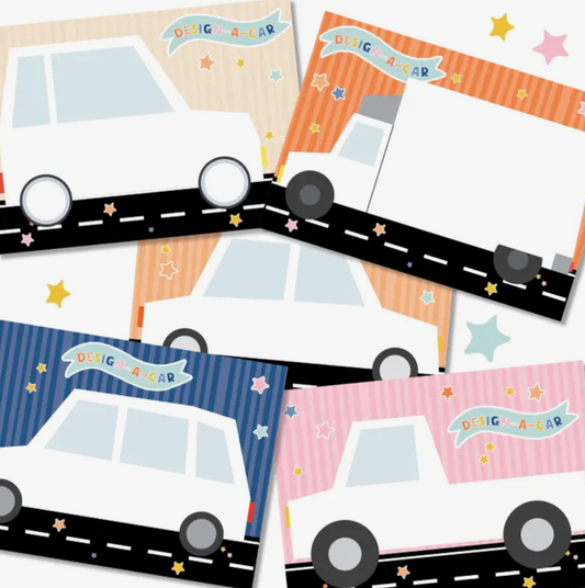 Design-A-Car Pretend Play Notepad