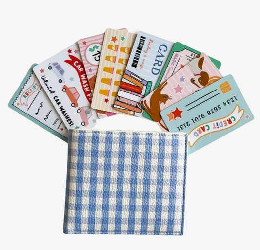 Pretend Play Wallet + Credit Card Set