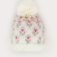 Bitty Blooms Blush Beanie Hat