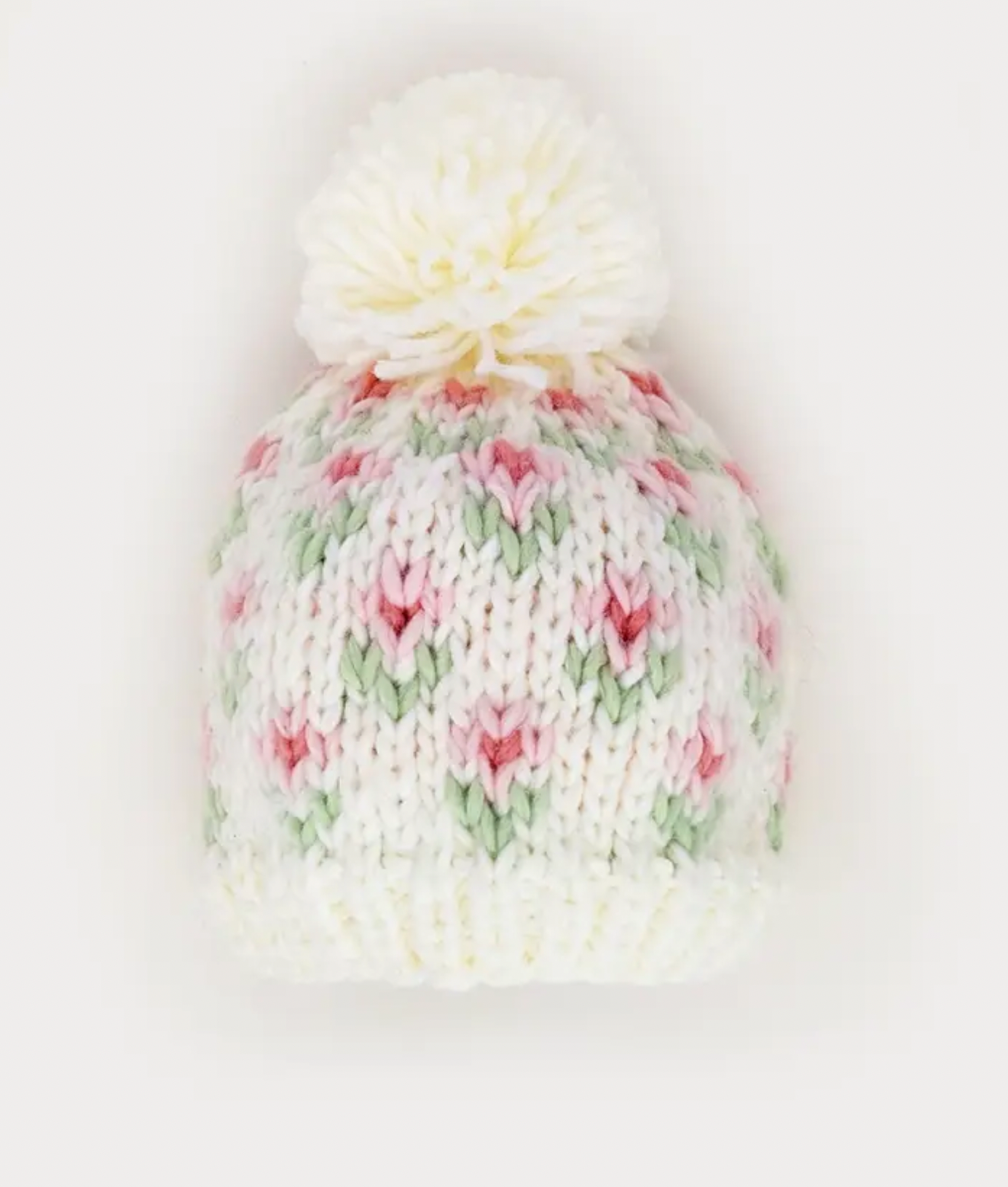 Bitty Blooms Blush Beanie Hat