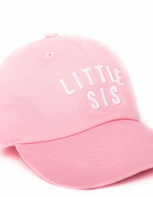 Little Sis Baseball Cap, Light Pink