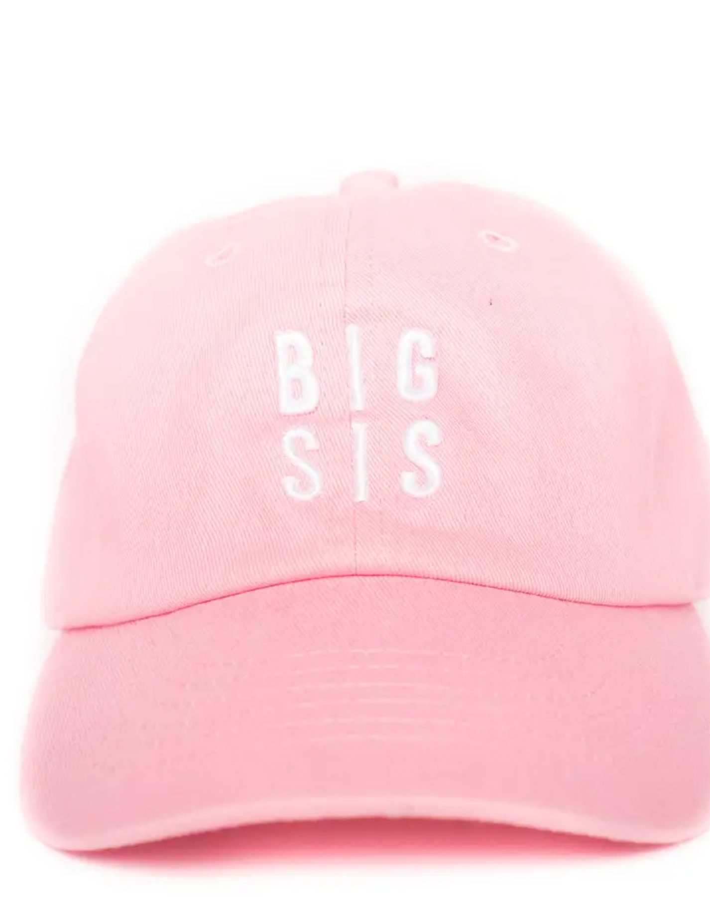 Big Sis Baseball Cap, Light Pink