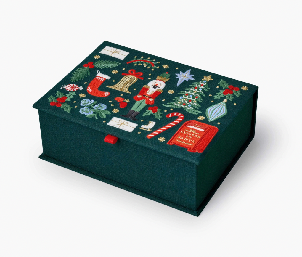 Large Holiday Keepsake Box