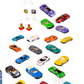 Die Cast Tube Set: 20 Cars & Accessories