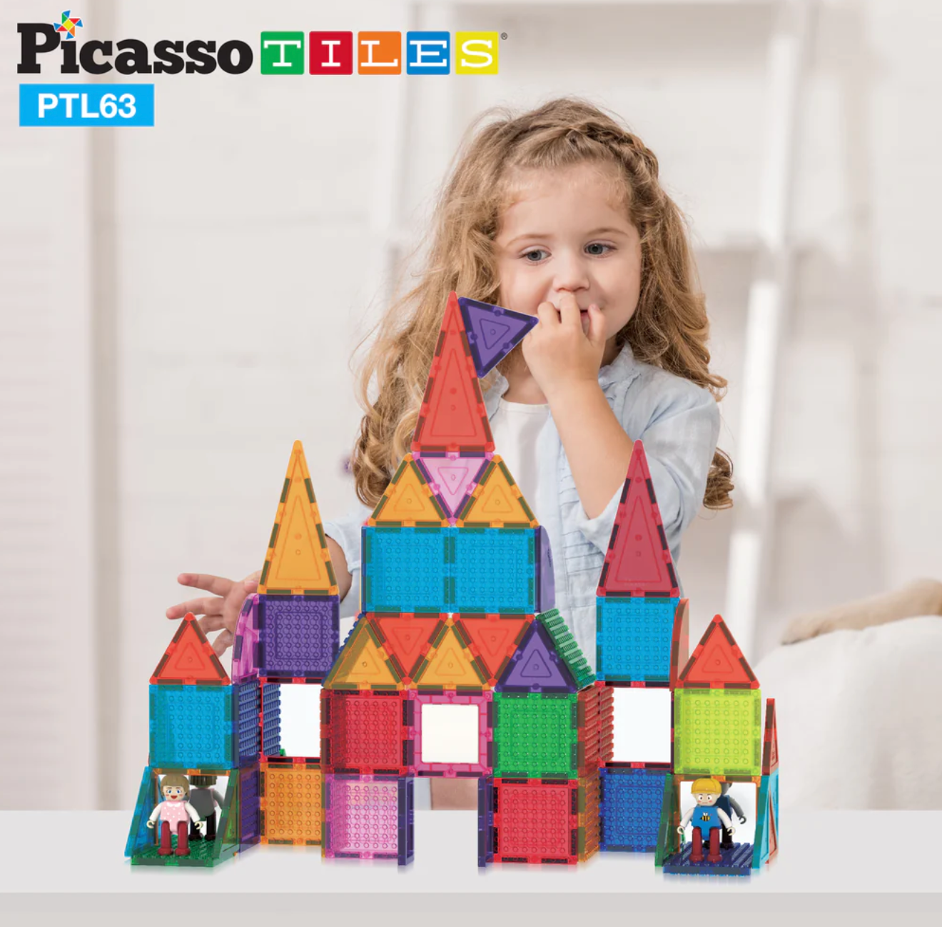 Magnetic Construction fun with Playmags and their 60 piece starter set