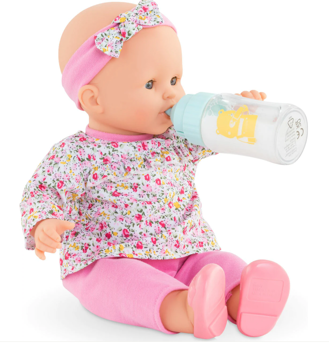 14" Doll, Milk Bottle