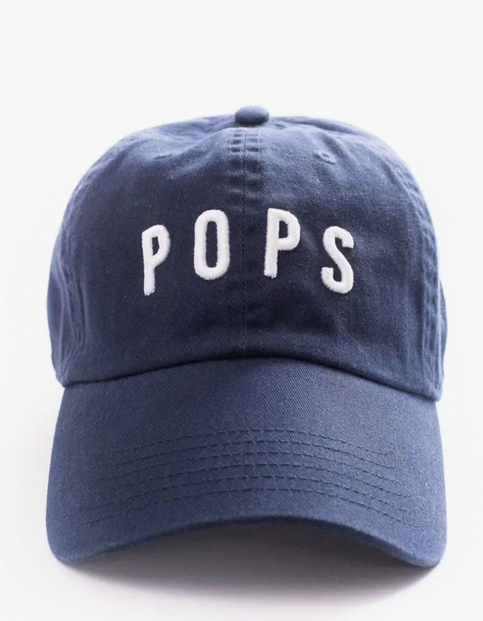 Pops Baseball Cap, Navy