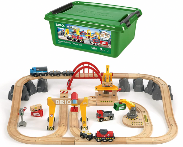 Brio Cargo Railway Deluxe Set Baby Braithwaite