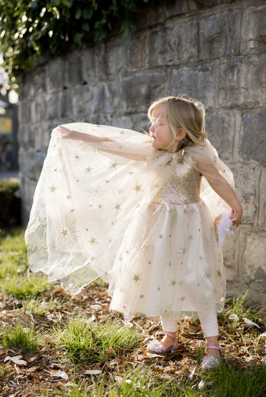 Glam Party Gold Cape