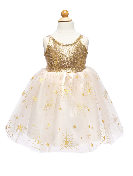 Golden Glam Party Gold Dress