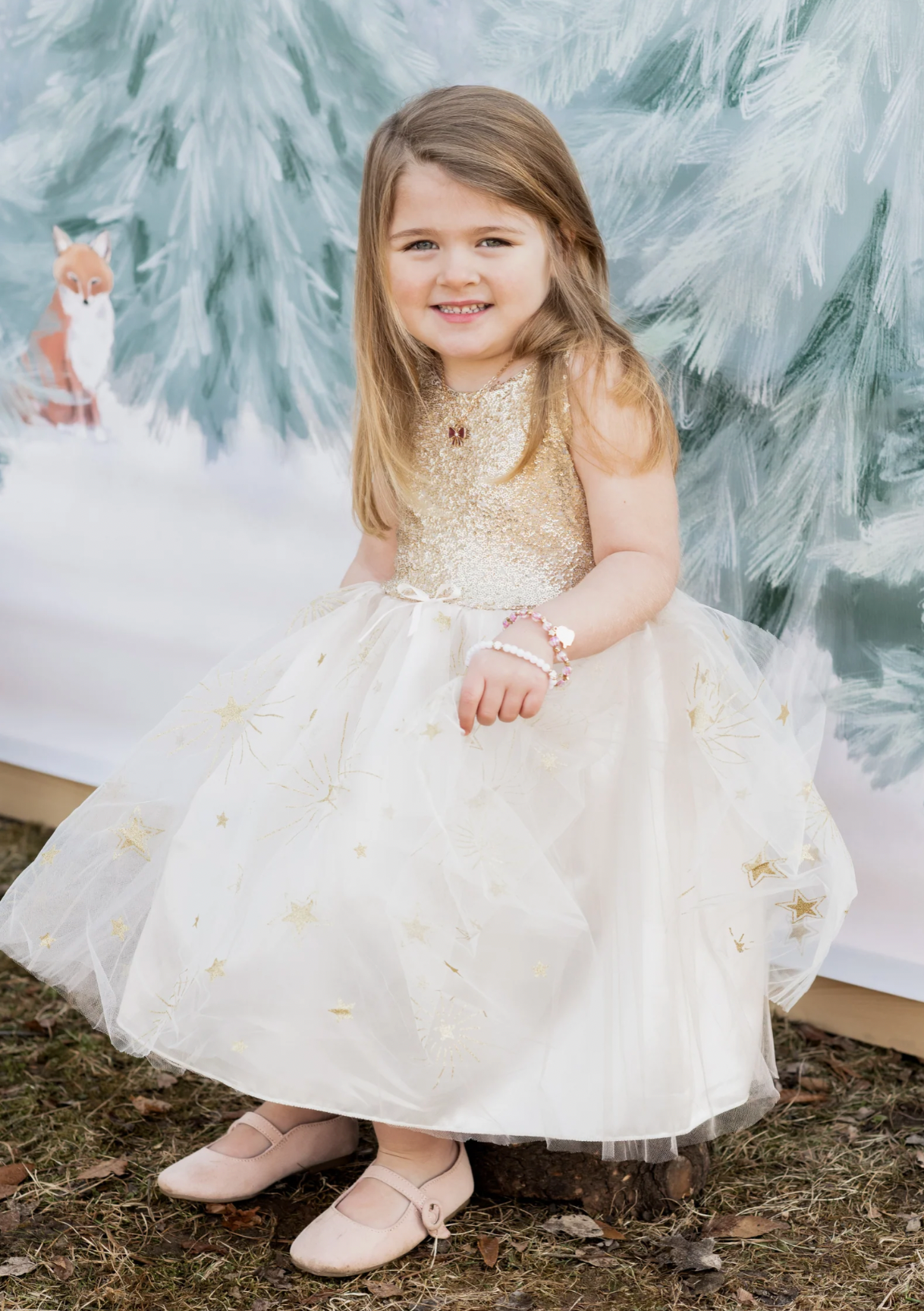 Golden Glam Party Gold Dress