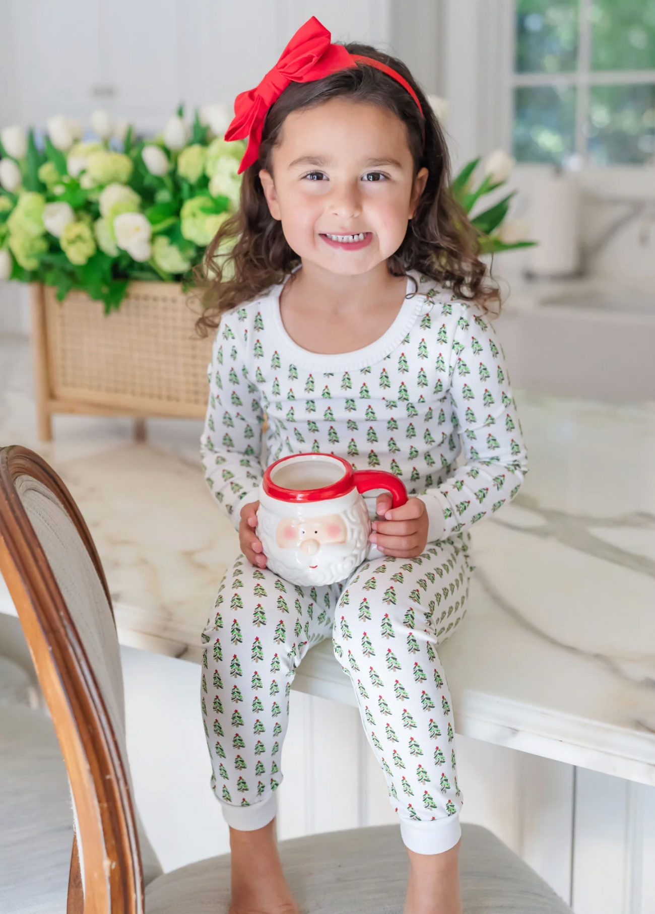 Oh Christmas Tree Girl Ava Pajama Set