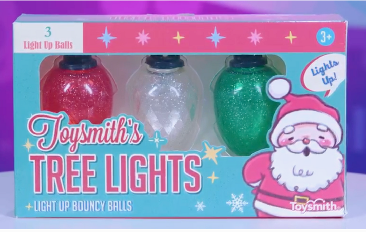 Holiday Light Up Bouncy Ball, Assorted Colors