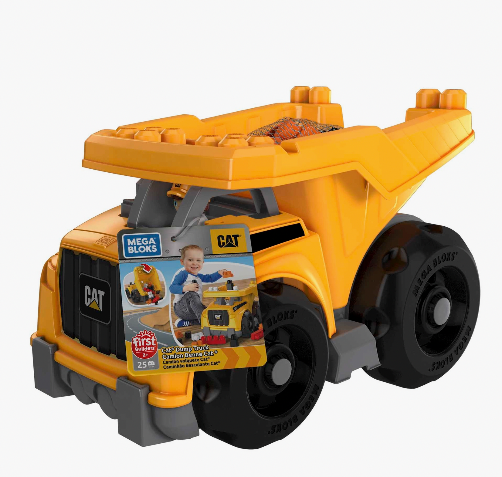 mega bloks cat dump truck