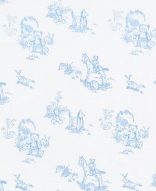 Blue Toile Winter Sack