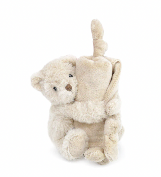 Plush Knotted Security Blankie, Huggie Bear