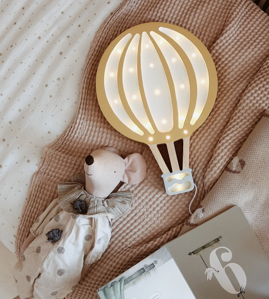 Hot Air Balloon Light, Yellow