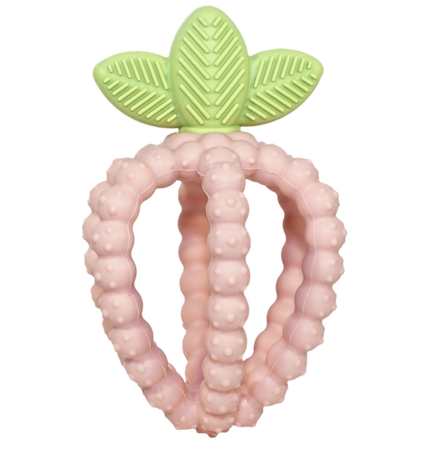 Razberry Bites Teething Toy, Pink