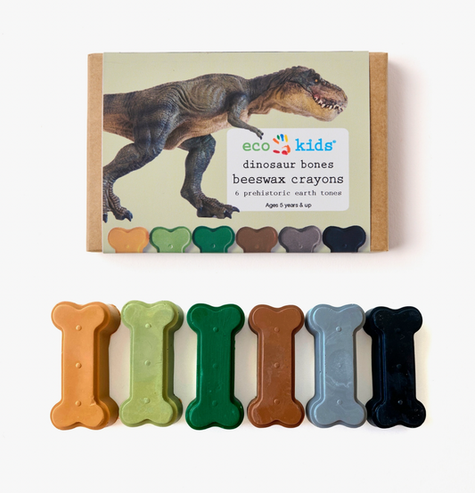 Beeswax Crayons - Dinosaur Bone