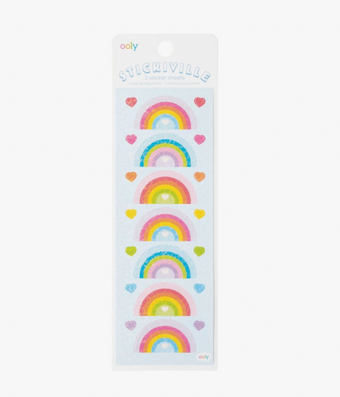 Set of Stickers, Rainbow Love