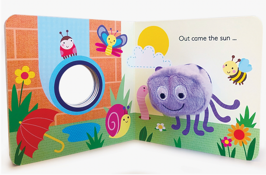 Itsy Bitsy Spider Finger Puppet Book