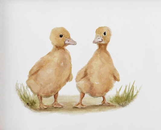 Art Print, Ducklings 8 x 10