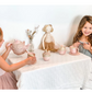 Floral Stuffed Princess Tea Set, 3 pc